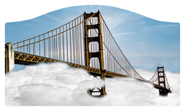 DASHELL-124-BL Crossing Over (Bridge) Blue